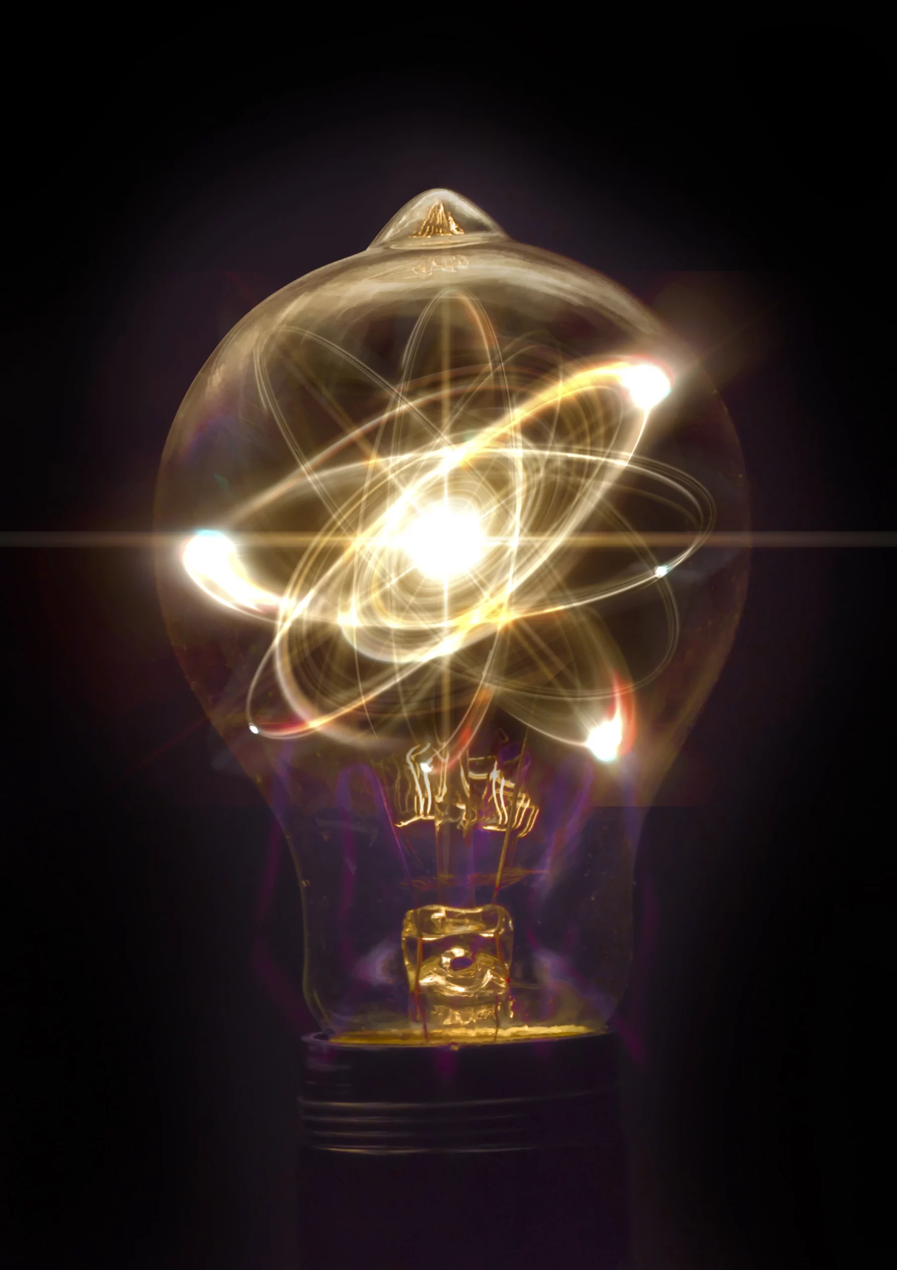 Atom Bulb Image